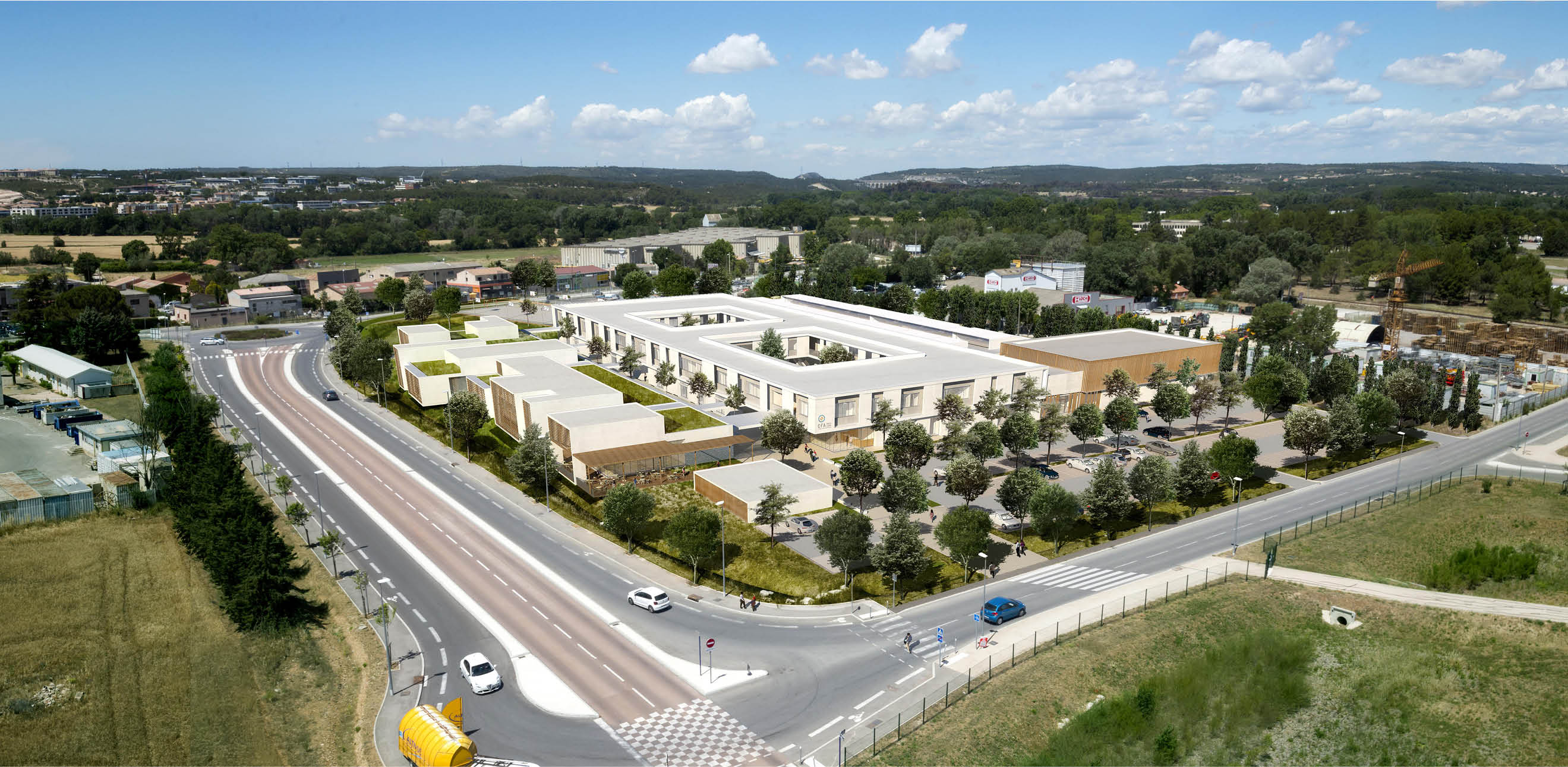 Centre de formation des apprentis d'Aix en Provence•UNIC architecture